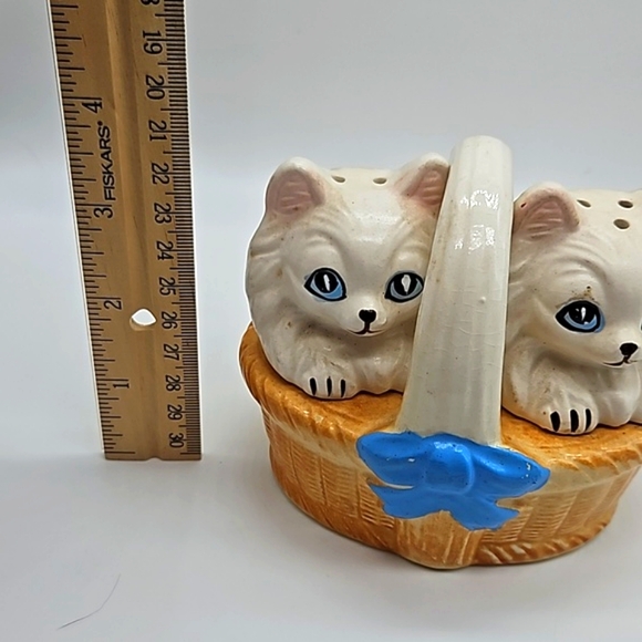 Vintage ceramic cats salt and pepper shakers - Picture 11 of 12